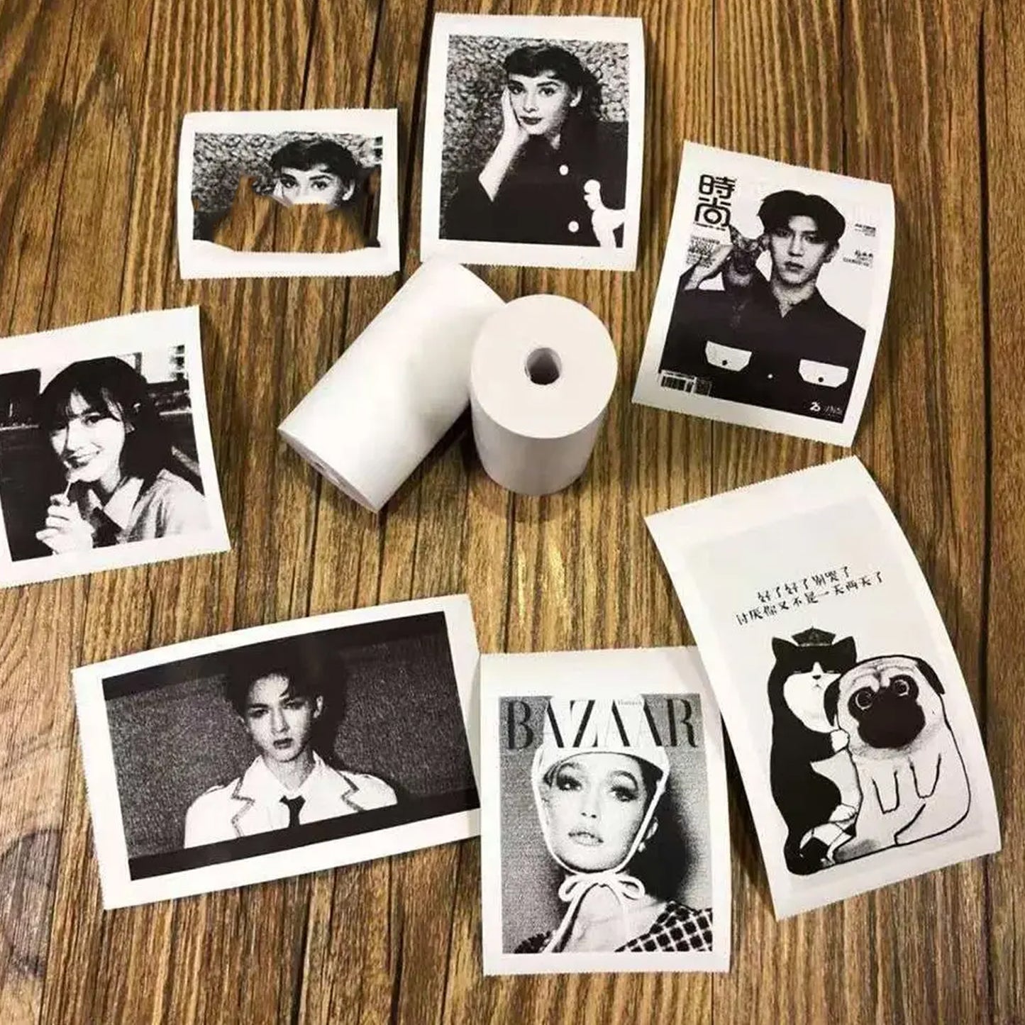 Small Thermal Printer Paper Printing Paper Roll Aging Resistant Fast Color Rendering Portable Clear Printing For Travel (1 Pc  Printing Paper Roll ) - Happy Price - Image 4