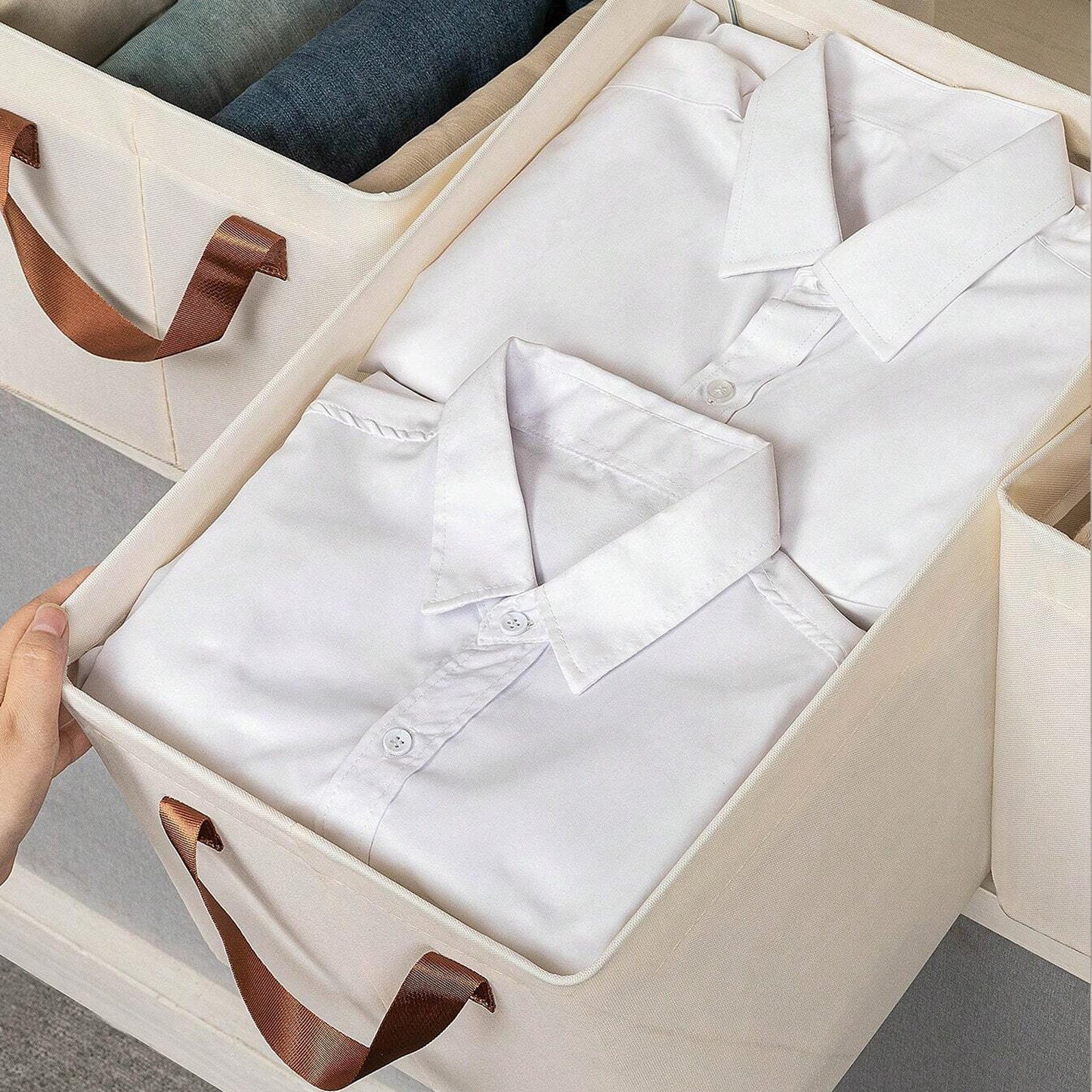 Cloth Storage Baskets Closet Storage Bins (4228 Cm) - Happy Price - Image 7