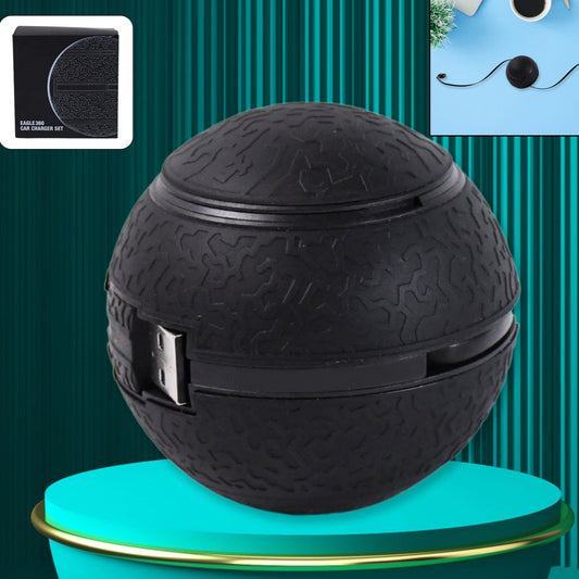 Car Charging Cable With Multiple Charging Tips - Iphone Android Usb-c - Universal Charging Solution For Your Car - Happy Price - Image 1