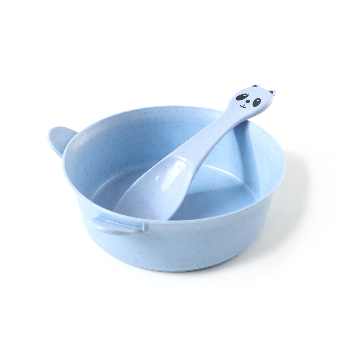 Wheat Straw Kids Bowl with Spoon Set (240ml, 1 Set) - Happy Price - Image 4