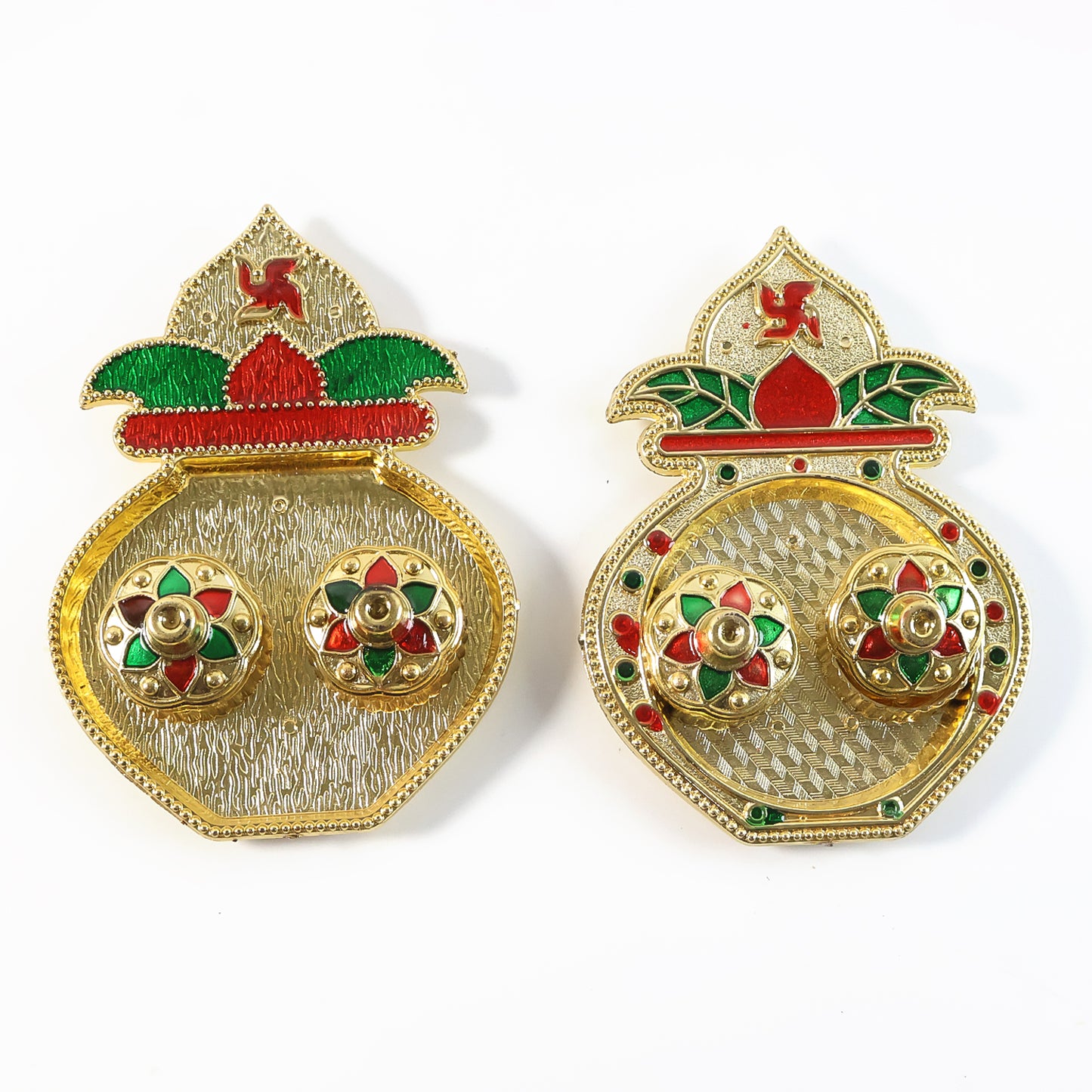 Decorative Plastic Kalash Kumkum Box - 1 Pc Mix Design - Happy Price - Image 4