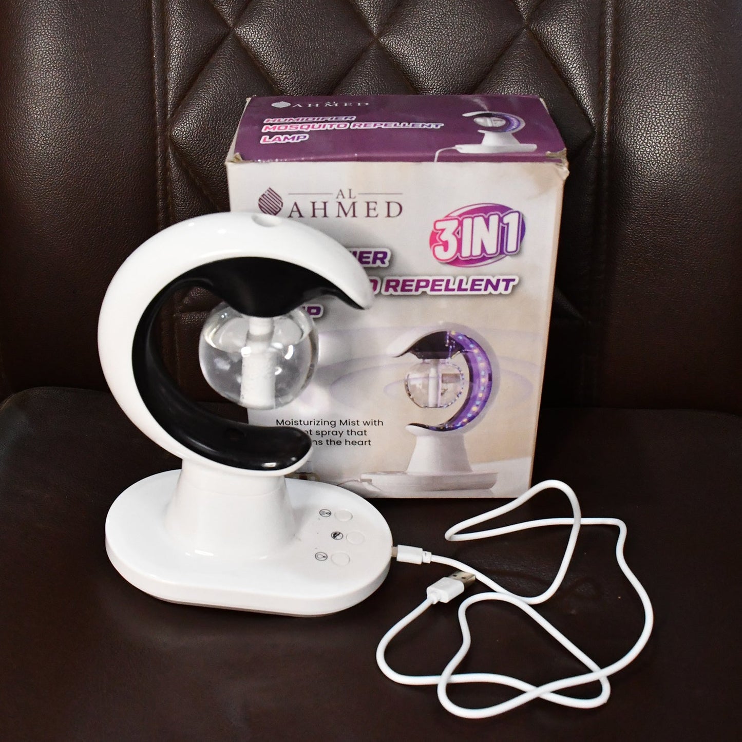 3-in-1 Air Purifier Lamp with Mosquito Repellent & Humidifier (1 Pc) - Happy Price - Image 7