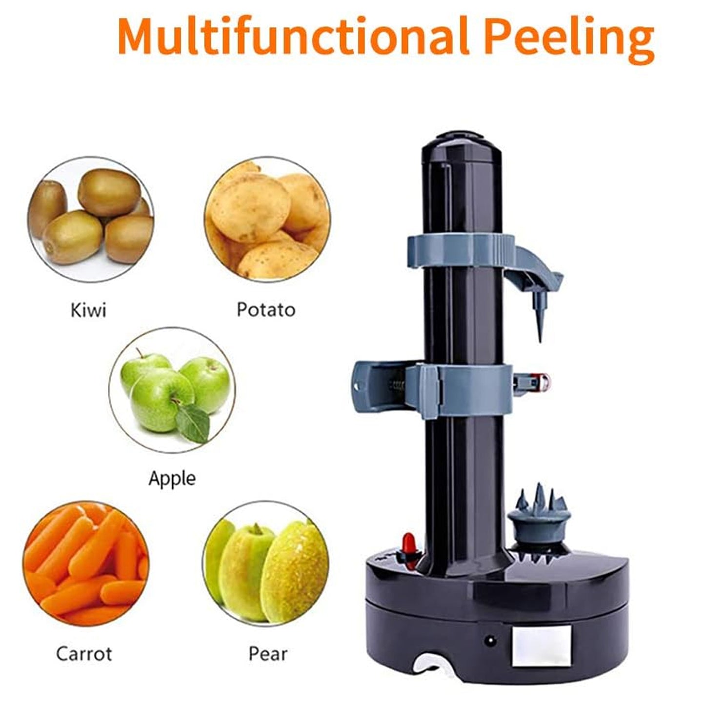 Multipurpose Electric Vegetable Fruit Peeler Automatic Potato Peeler (1 Pc) - Happy Price - Image 7