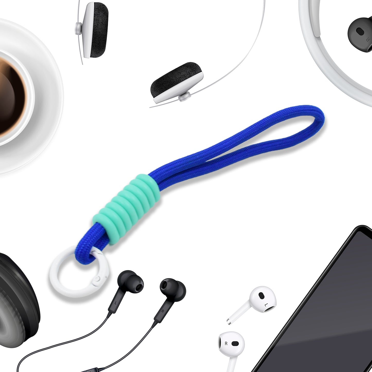 Multipurpose Adjustable Hand Wrist Strap Lanyardwith Cellphone Phone Strap (1 Pc  6 Inch  Multicolor) - Happy Price - Image 2