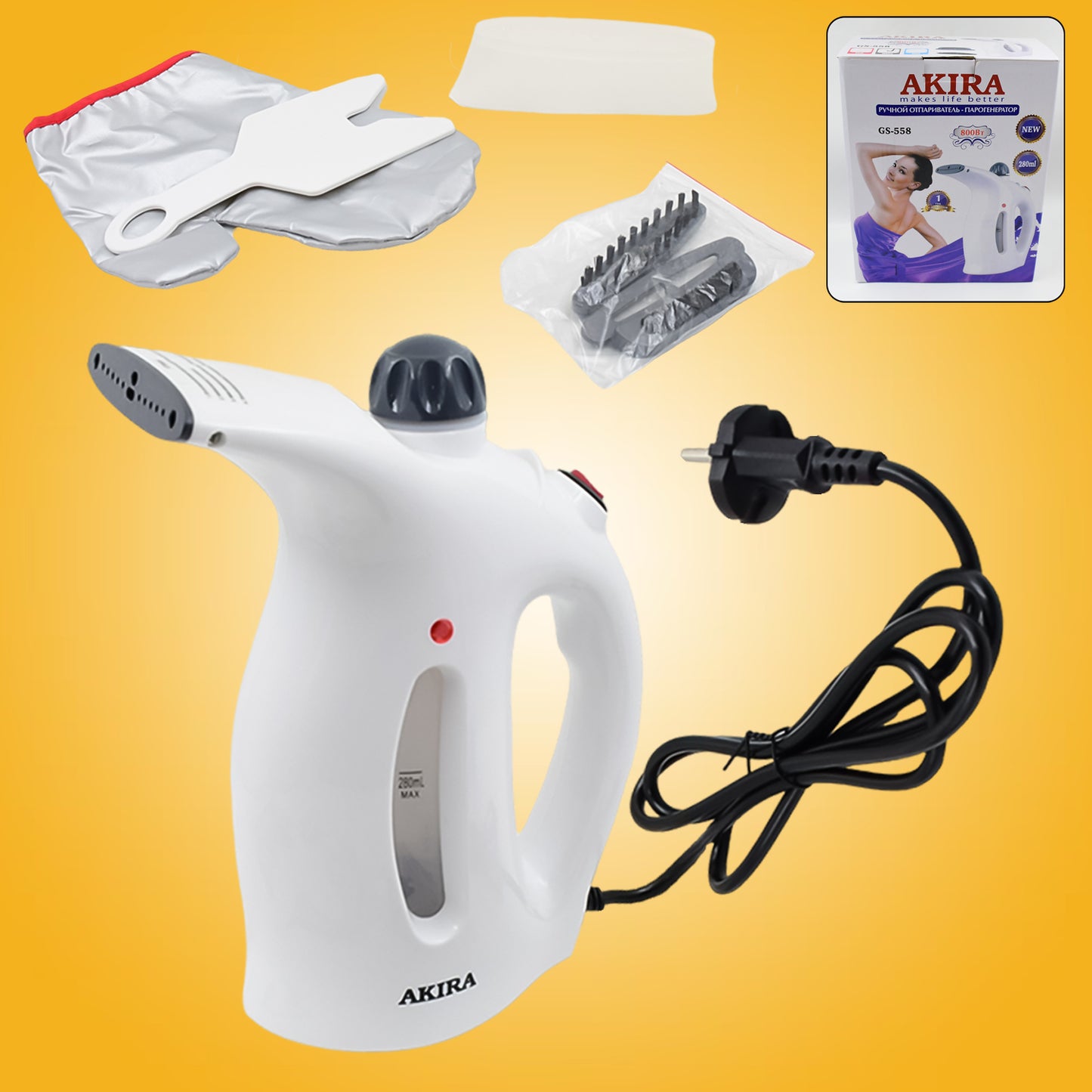 Portable Handheld Garment  Facial Steamer (1 Pc) - Happy Price - Image 6