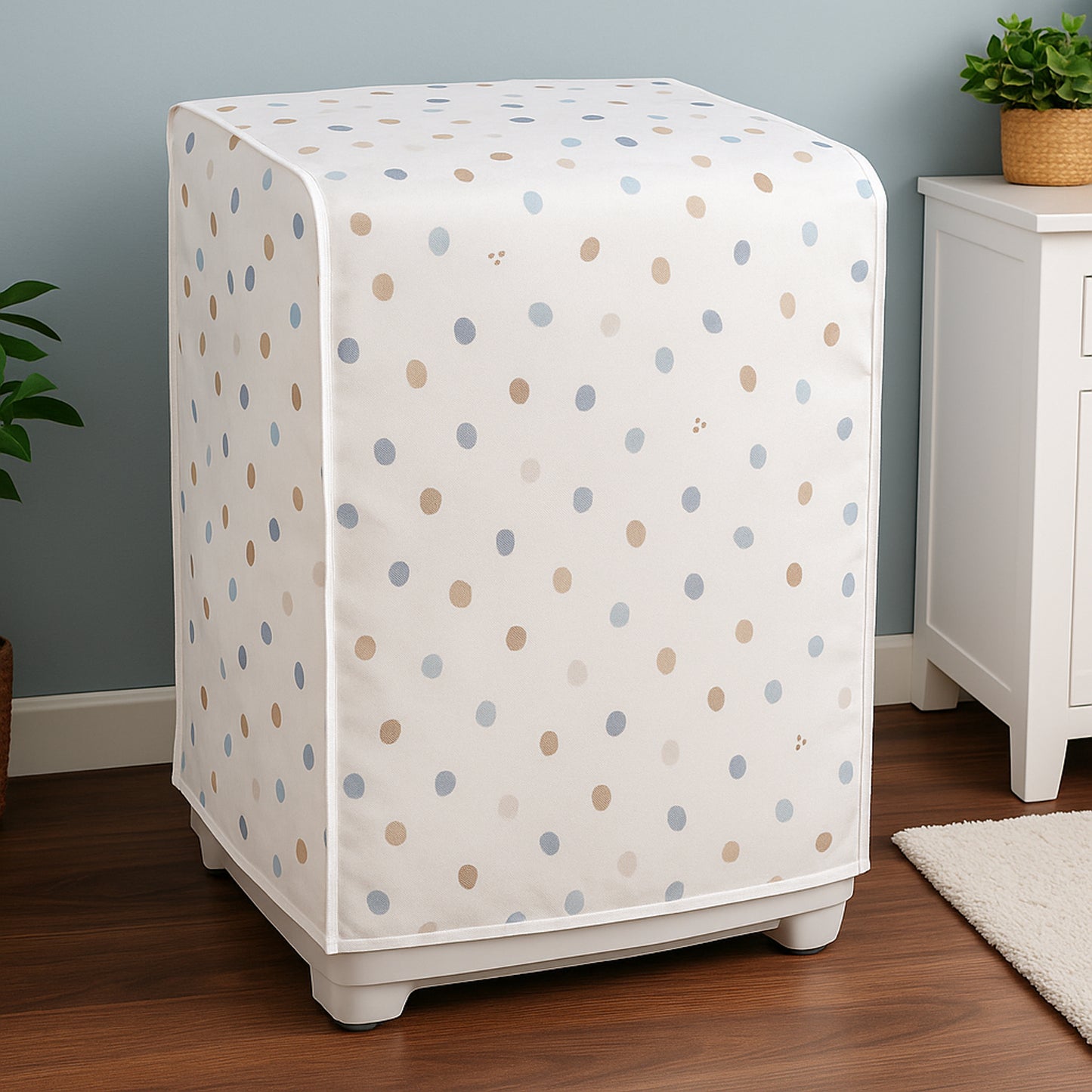 Washing Machine Cover Tumble Dryer Cover Sun Protection Dustproof Washing Machine Protective Cover (75x46x85 Cm) - Happy Price - Image 4