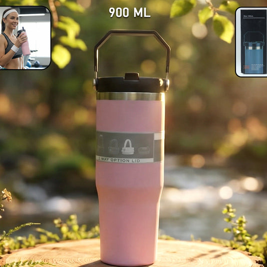 Premium Stainless Steel Insulated Travel Tumbler 900 Ml (1 Pc)