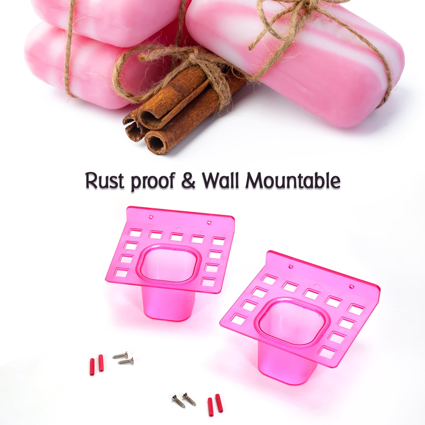 2in1 Tumbler Dish   Toothbrush Holder ( 2 Pcs Pack ) - Happy Price - Image 5