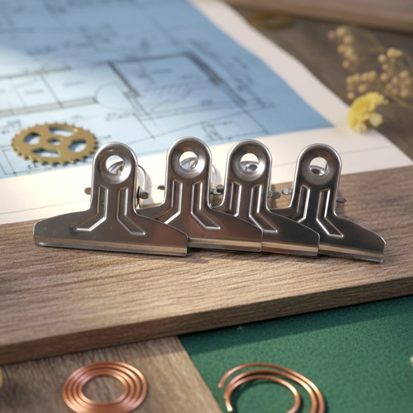 Strong Metal Paper Clips for Documents - 4 Piece Set - Happy Price - Image 6