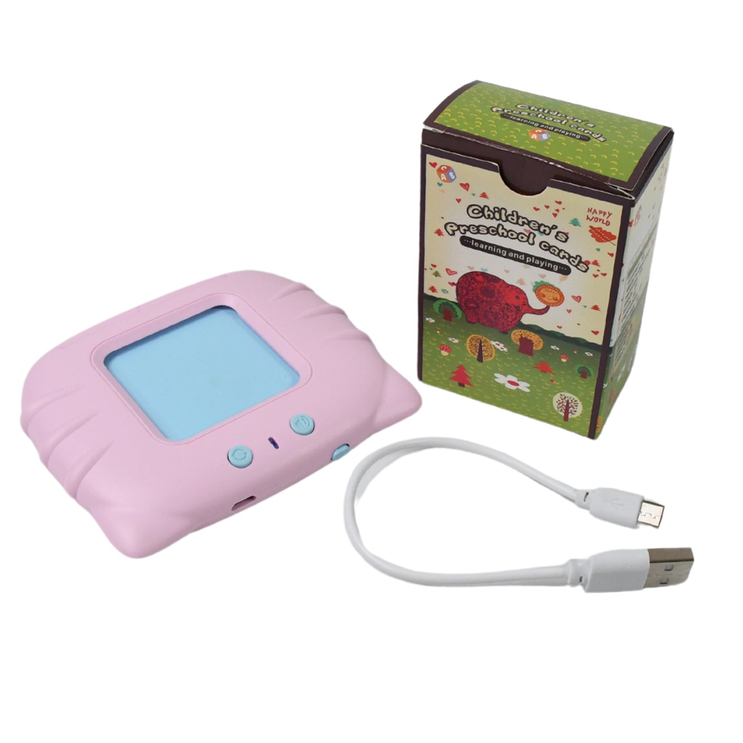 Preschool Learning Toys Flash Cards For Small Kids Educational Toys English Words Learning Machine For Kids With 224 Words Birthday Gift For Kids Intelligent Electric Kids Language Card (1 Set) - Happy Price - Image 4