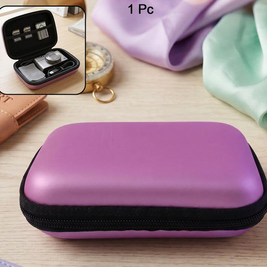 Mini Travel Organizer Pouch for Earphones, SD Cards, Cables (1 Pc) - Happy Price - Image 1