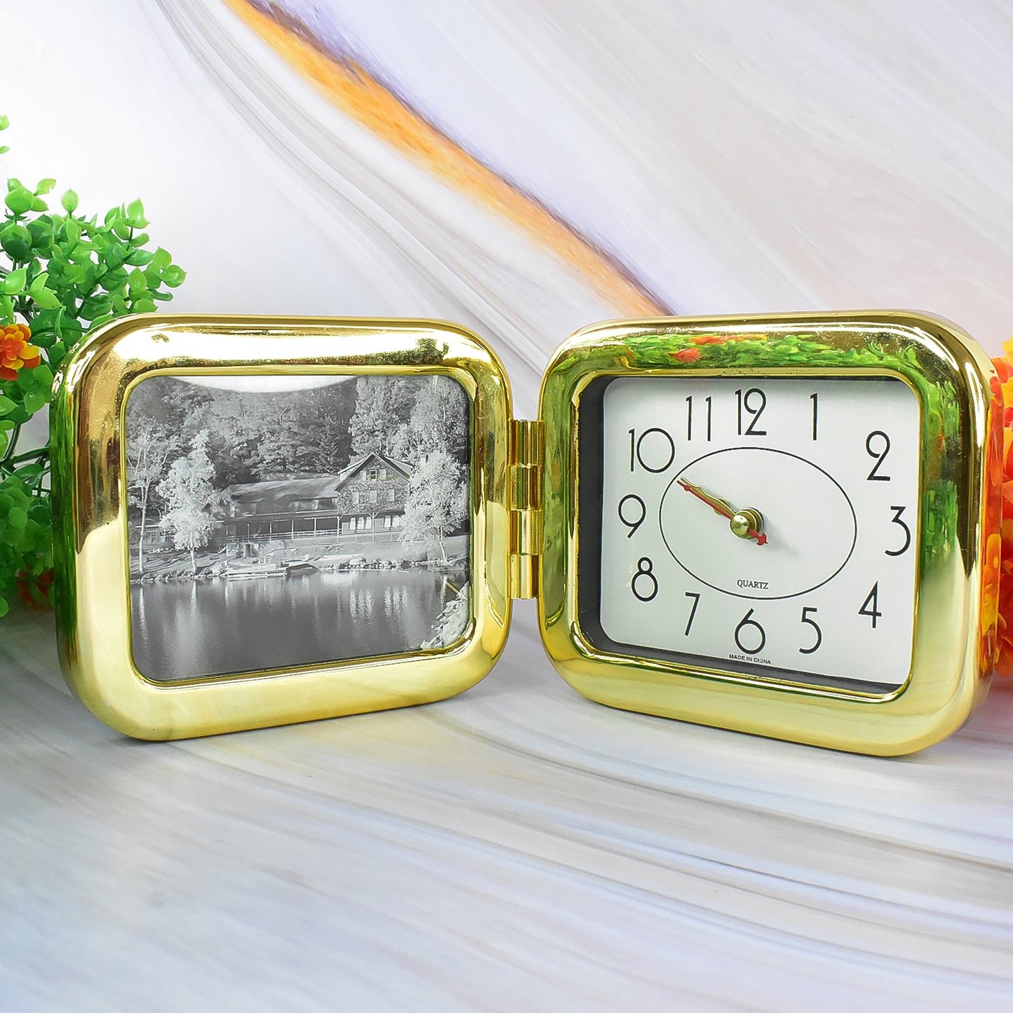 Portable Foldable Desk Clock  Space-saving And Stylish (1 Pc) - Happy Price - Image 4