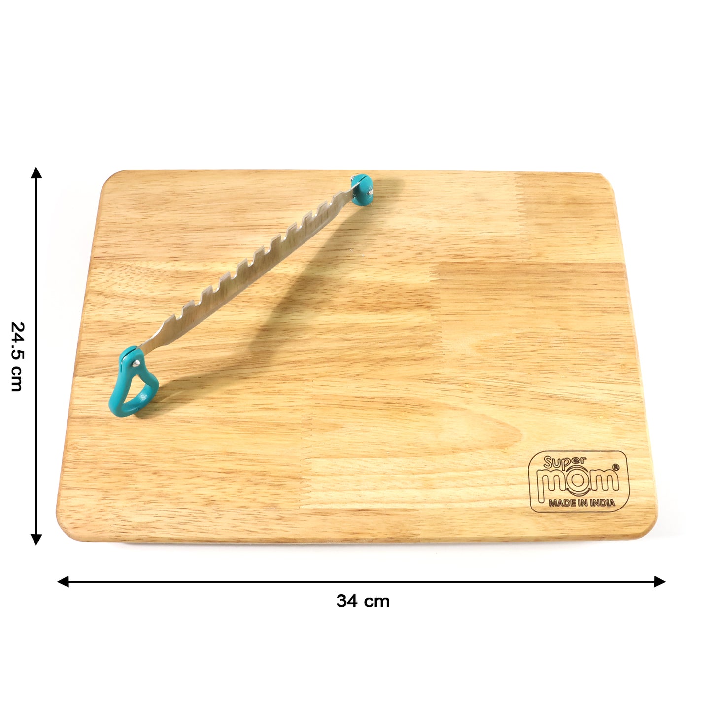 Happyprice Wooden Chopping Board with Knife (1 Pc Set) - Kitchen Prep Tool - Happy Price - Image 4