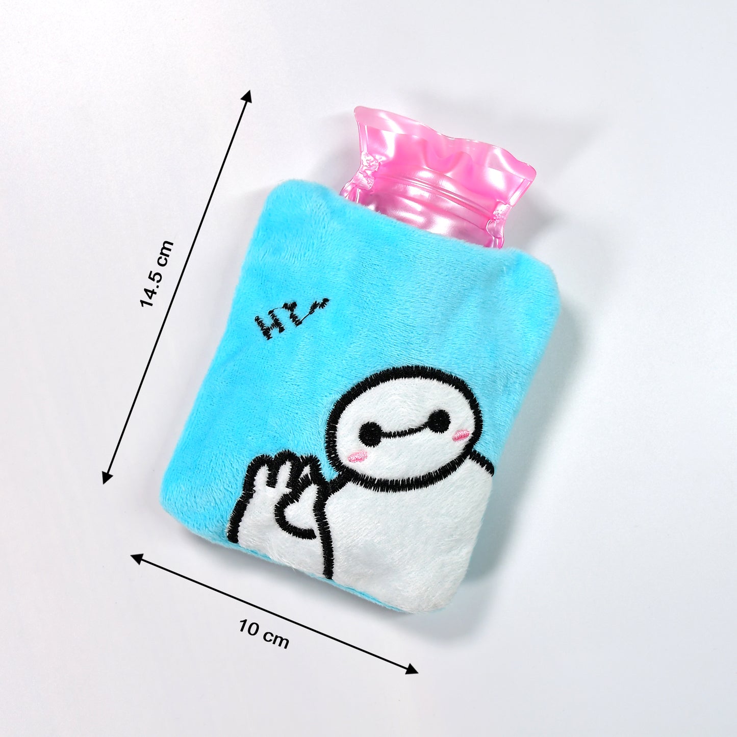 Blue Baymax Small Hot Water Bag With Cover For Pain Relief Neck Shoulder Pain And Hand Feet Warmer Menstrual Cramps. - Happy Price - Image 4
