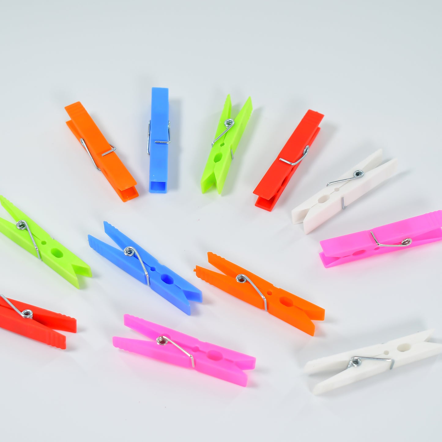 Multi Purpose Plastic Clothes Clips For Cloth Drying Clips (Set Of 144pc) - Happy Price - Image 3