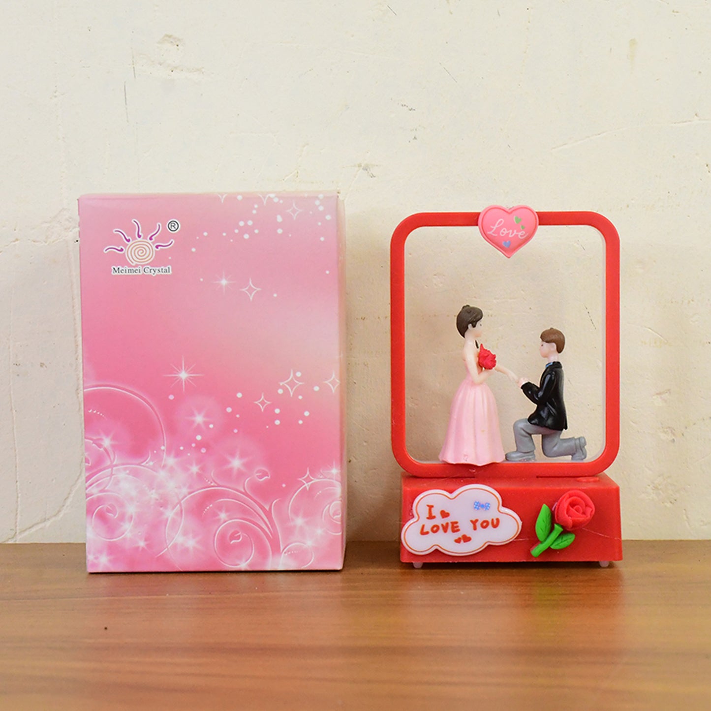 LED Love Couple Night Lamp Showpiece - Romantic Home Decor (1 Pc)