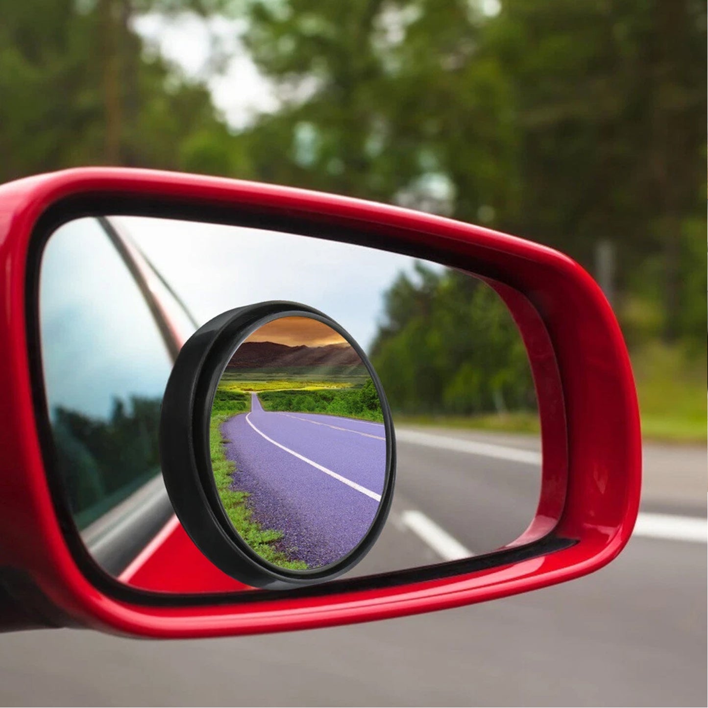 Car Blind Spot Side Mirrors - 2 Pc Set with Black Frame - Happy Price - Image 3