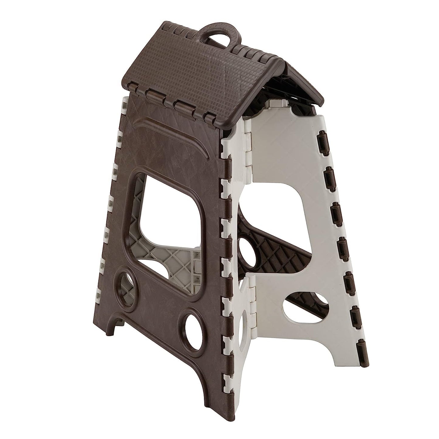 18 Inch Foldable Step Stool - Compact & Portable with Non-Slip Surface - Supports 95 Kg - Happy Price - Image 4