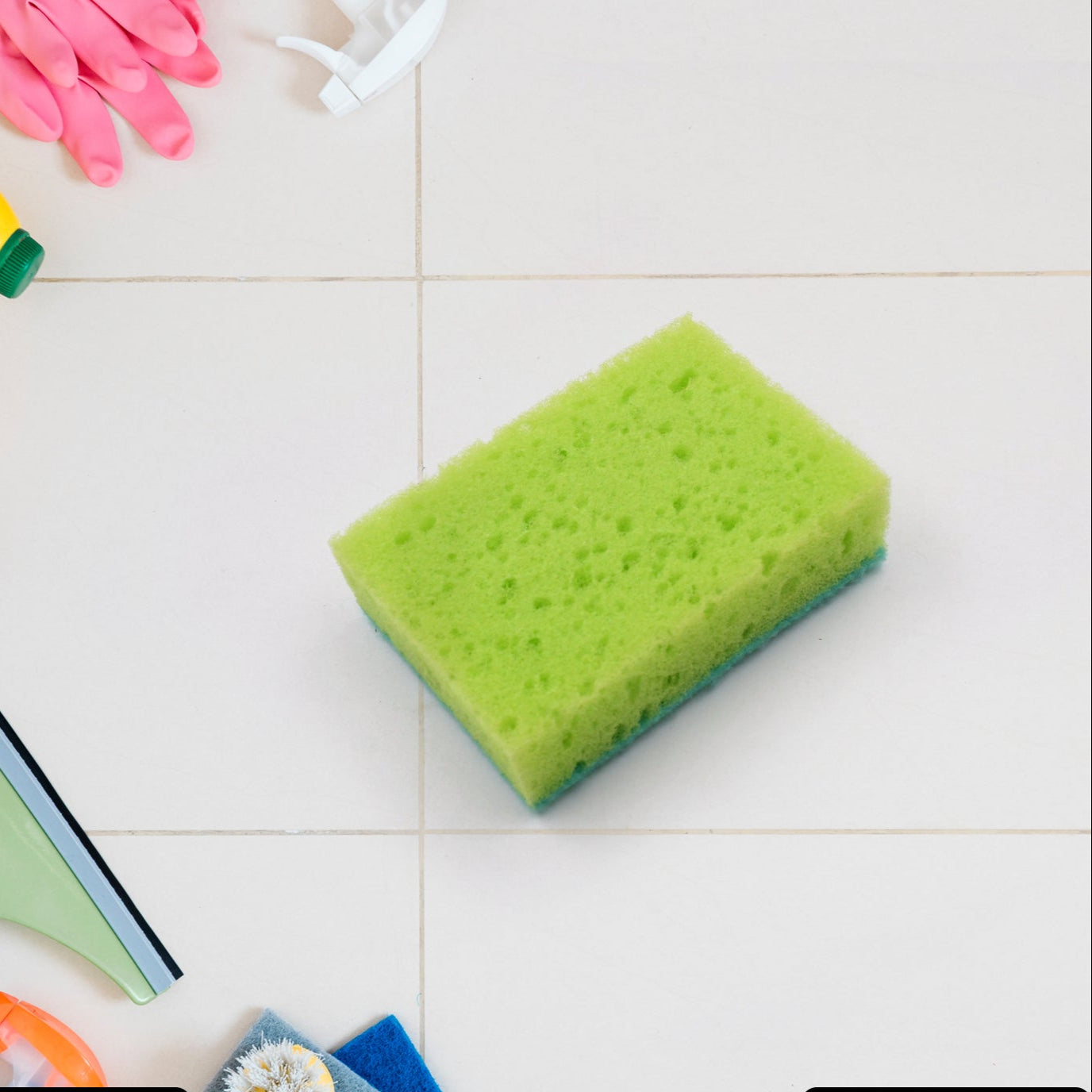 Multi-purpose Medium 2 In 1 Color Scratch Scrub Sponges Sponge Wear Resistance Dish Washing Tool High Friction Resistance Furniture For Refrigerator Sofa For Kitchen Household (1 Pc) - Happy Price - Image 1