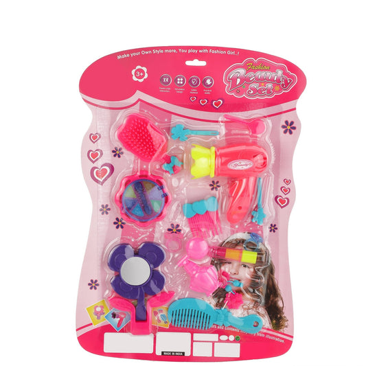 Girls Bring Along Beauty Suitcase Makeup Vanity Toy (Multicolour) - Happy Price - Image 1