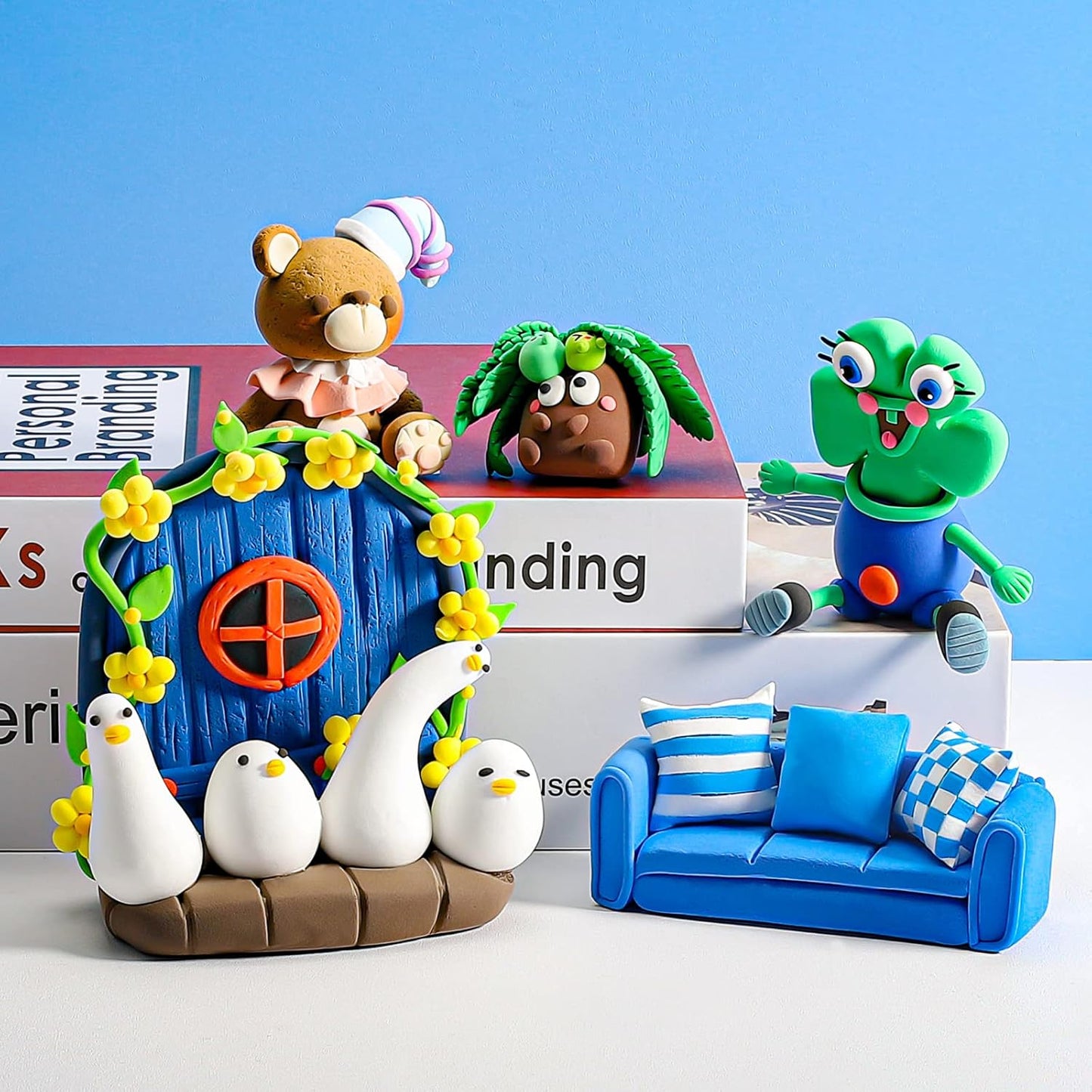 Kids 12 Color Antibacterial Modelling Clay Set for Creative Fun - Happy Price - Image 6