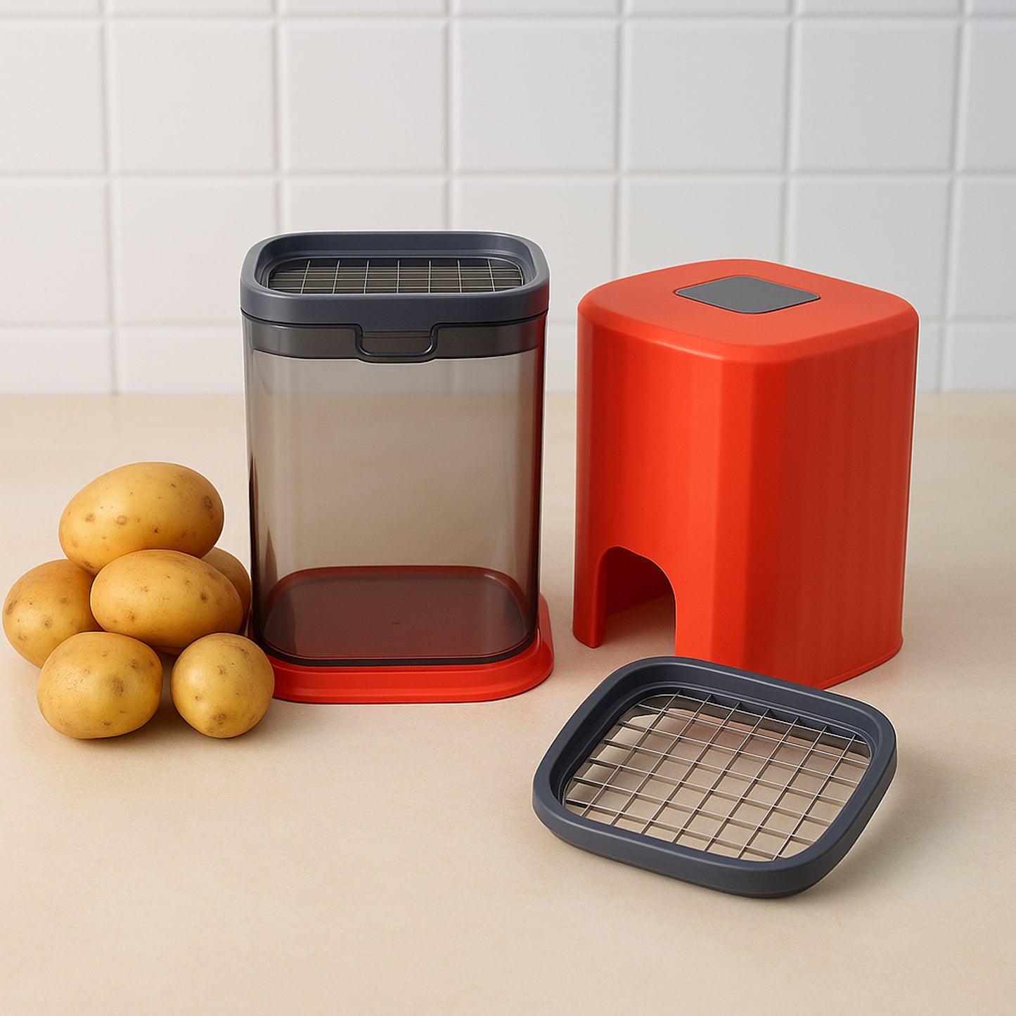 Supermom Multipurpose Onion Garlic  Vegetable Chopper (1 Pc) - Happy Price - Image 6