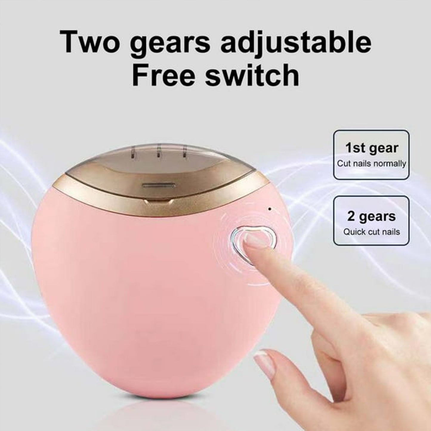 Smart Electric Nail Clipper & Grinder for Safe Nail Care - Happy Price - Image 5