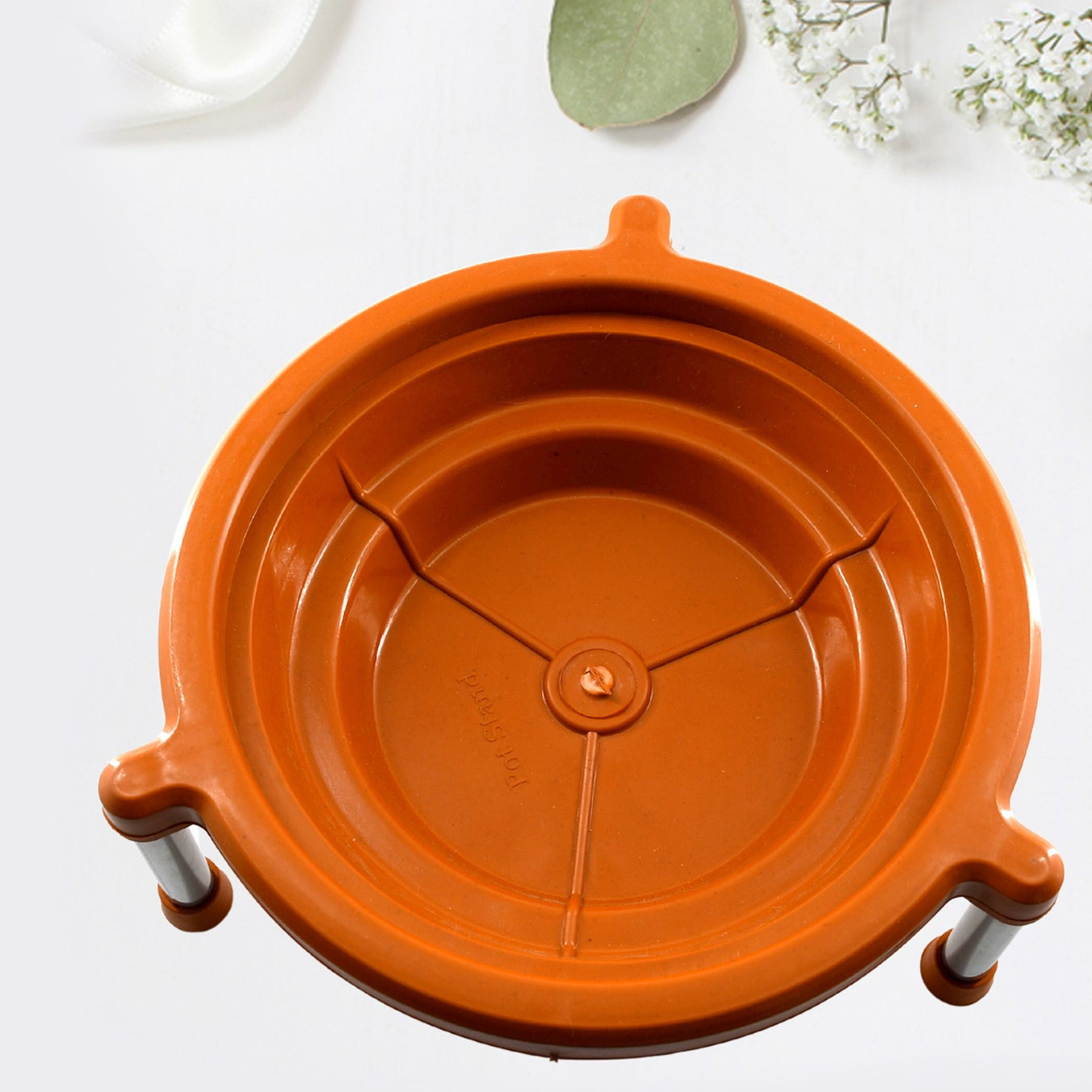 0150 Multipurpose Matka Stand  Plant Pot Water Pot Stand Plastic For Home  Kitchen (1pc) - Happy Price - Image 1