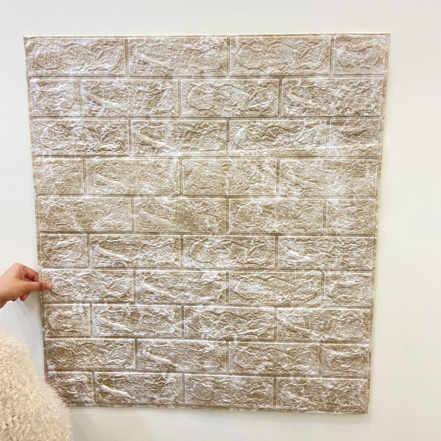 3D Foam Wall Sticker Panel - Waterproof & Self-Adhesive (78 x 70 Cm, 1 Pc) - Happy Price - Image 3