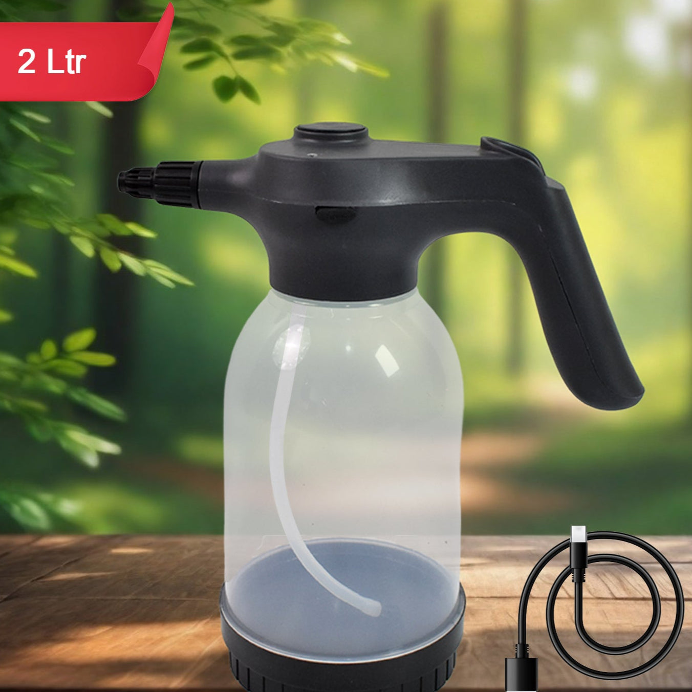 Electric Spray Bottle Garden Sprayer (1 Pc  2 Ltr.) - Happy Price - Image 1