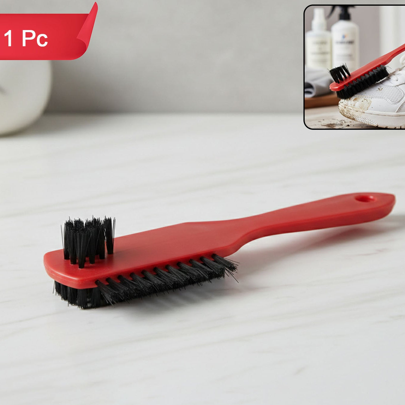 Multipurpose Shoe Cleaning Brush (1 Pc) - Dual-Sided for Deep Dirt Removal - Happy Price - Image 1