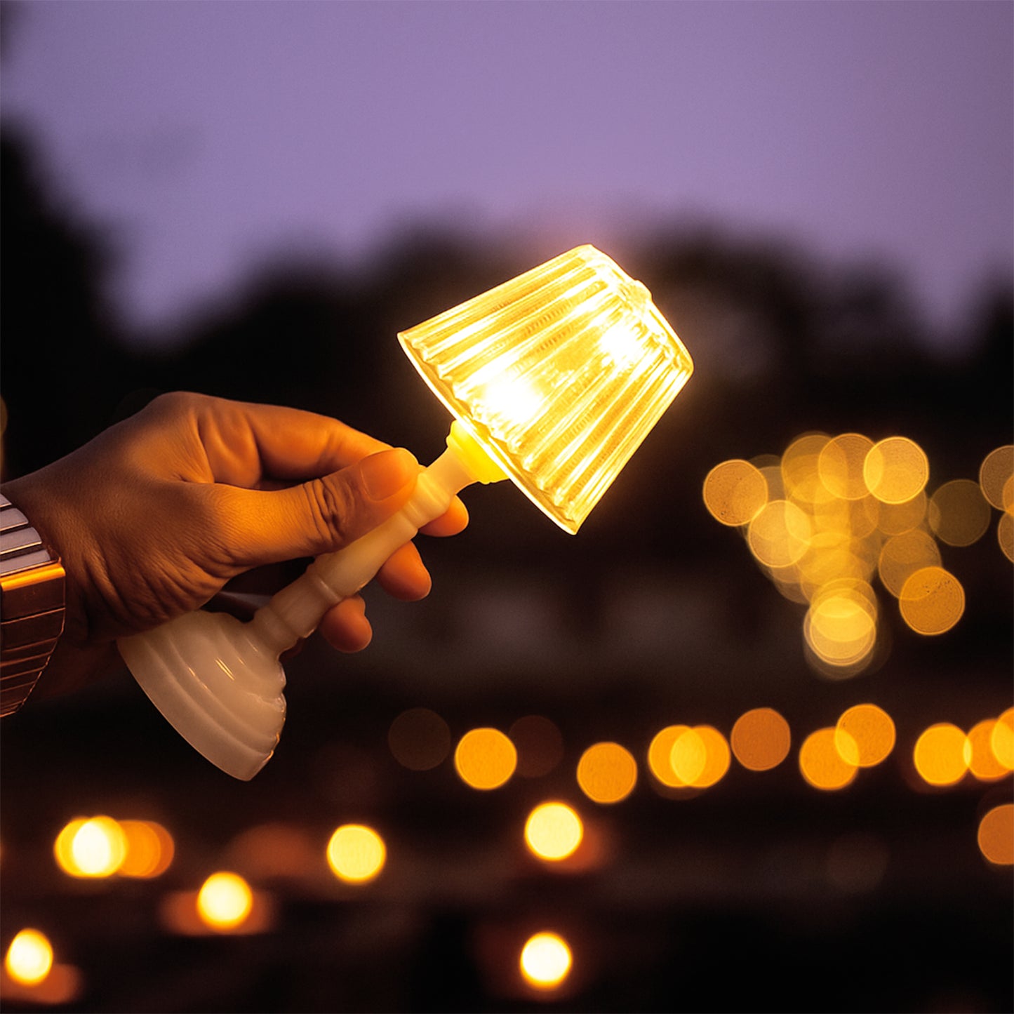 12 Pcs LED Crystal Table Lamps - Warm Rechargeable Night Light for Decor - Happy Price - Image 3