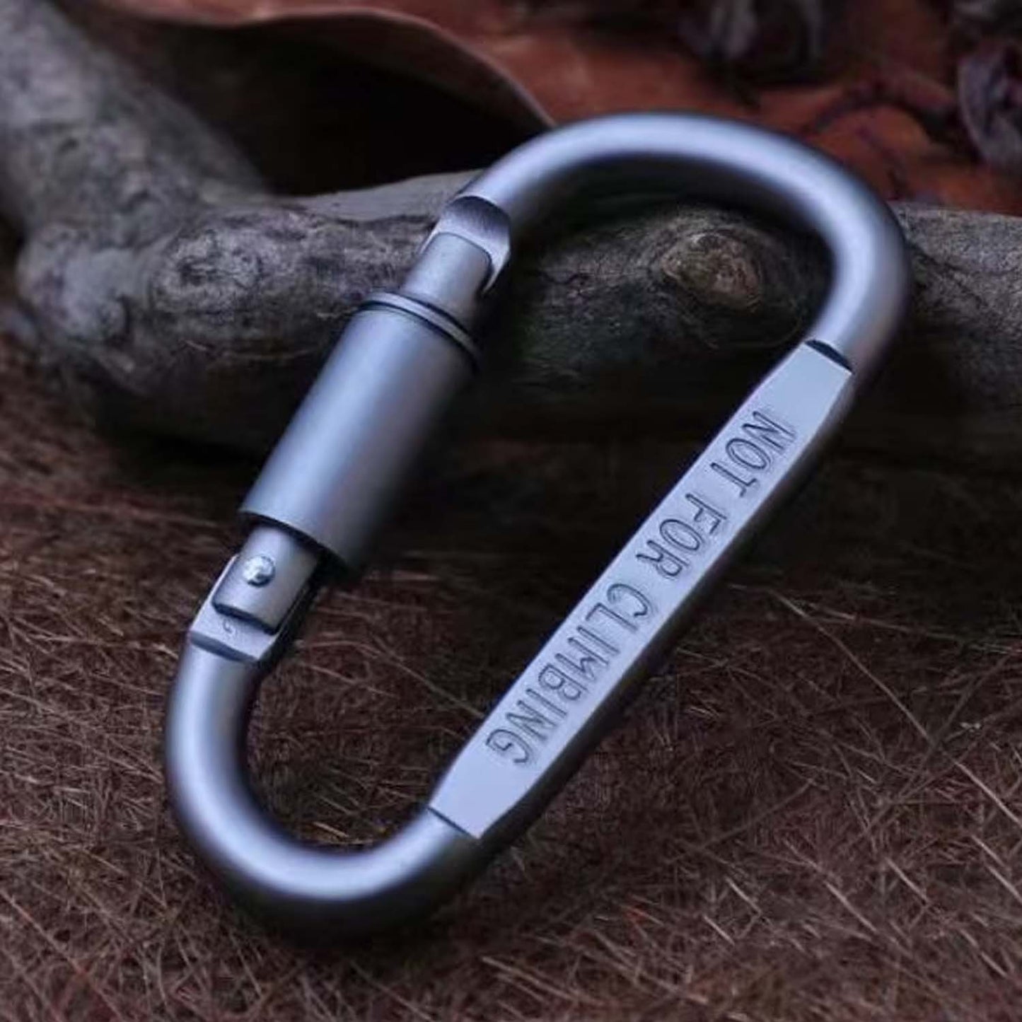 Heavy-Duty Metal Carabiner Clip with Screw Lock - 1 Pc Utility Hook - Happy Price - Image 6