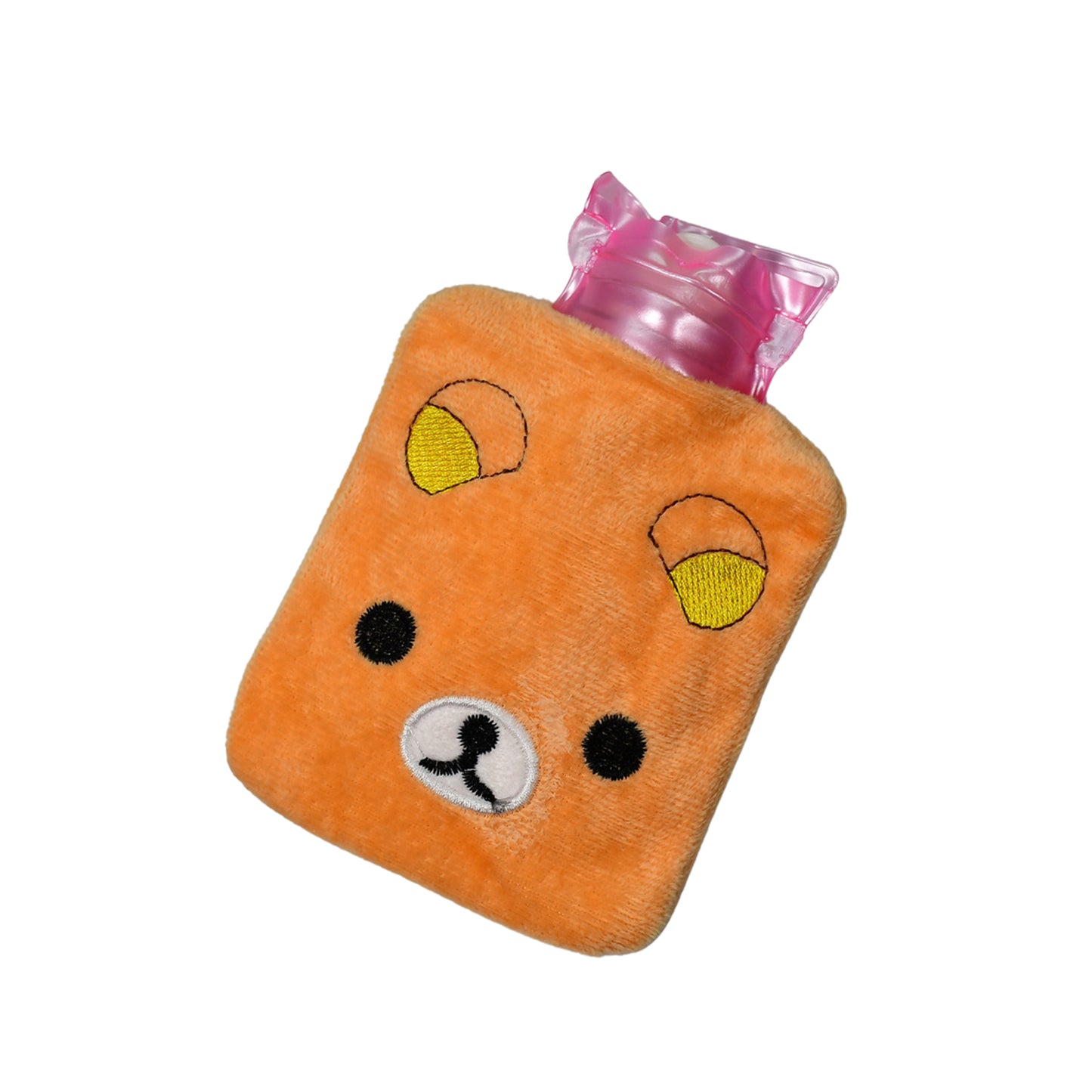 Orange Panda Small Hot Water Bag With Cover For Pain Relief Neck Shoulder Pain And Hand Feet Warmer Menstrual Cramps. - Happy Price - Image 2