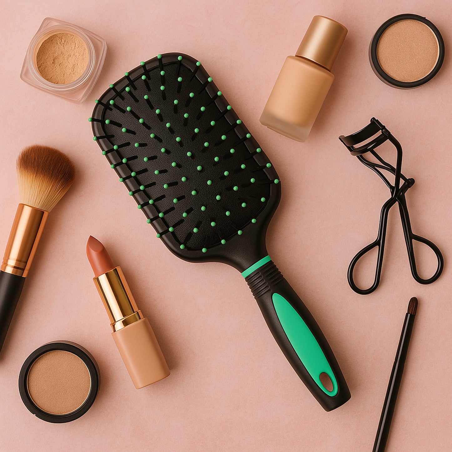 2-in-1 Detangling Hair Brush with Integrated Mirror - Happy Price - Image 5