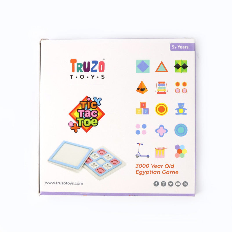 Classic Tic Tac Toe Strategy Board Game - 1 Set for Kids & Adults - Happy Price - Image 4