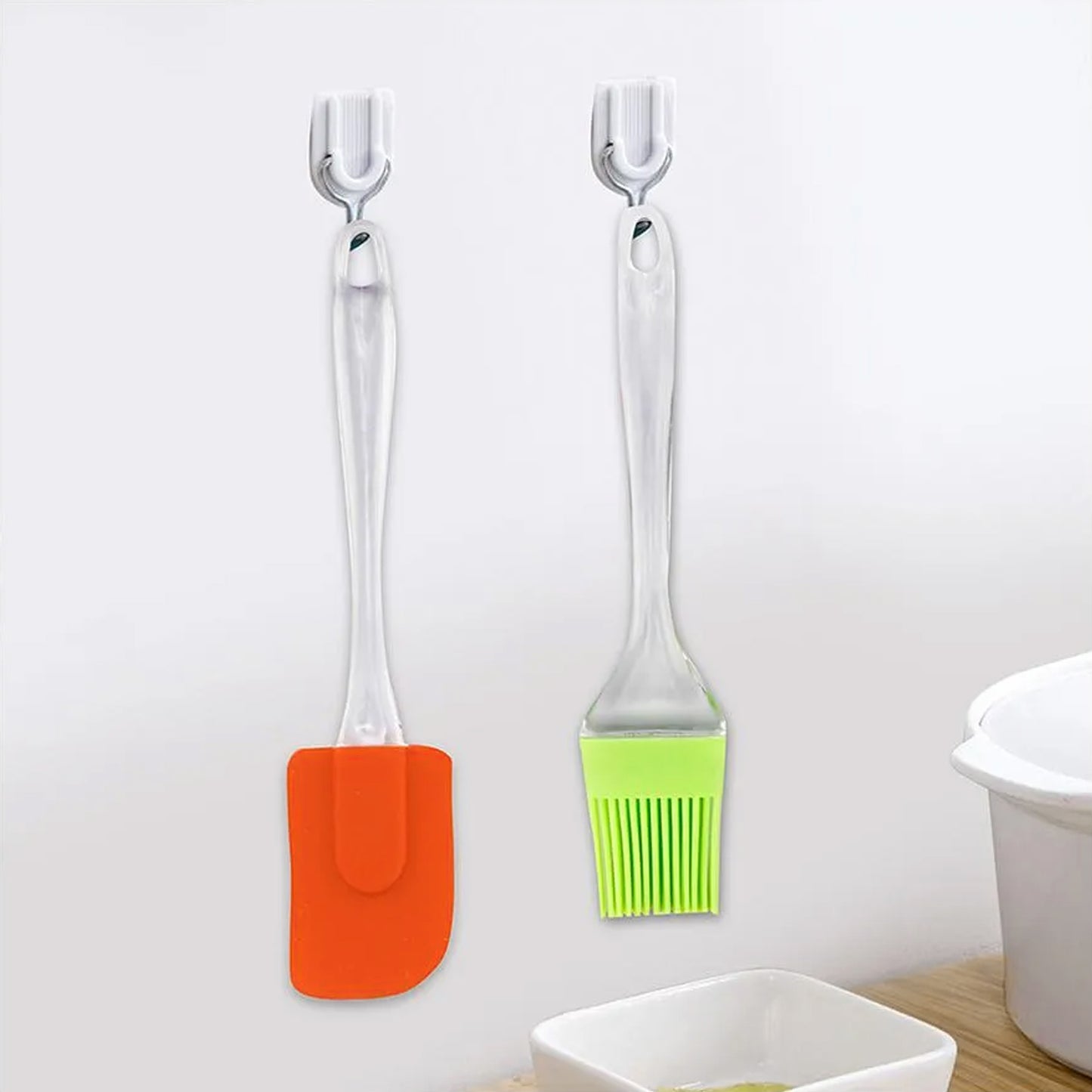 2-in-1 Silicone Pastry Brush and Spatula Set for Baking & Cooking - Happy Price - Image 5