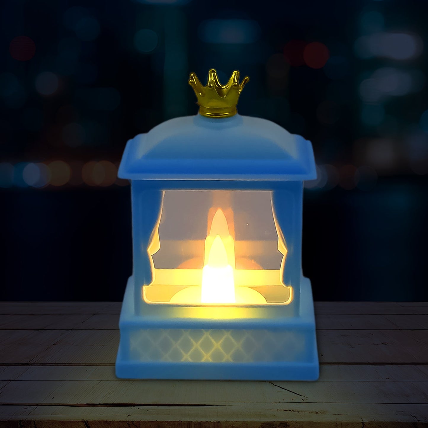 Acrylic Battery Operated Mini Square Led Lantern (1pc) - Happy Price - Image 2