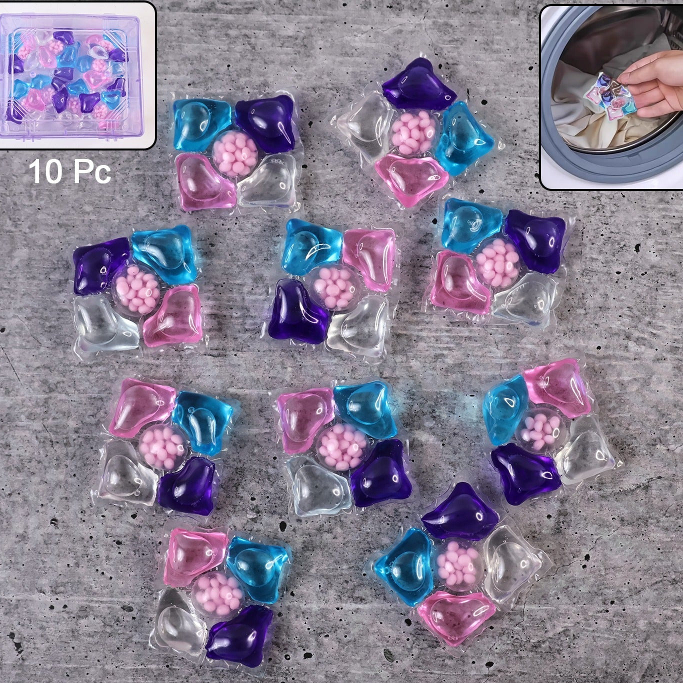 Laundry Detergent Pods - 10 Piece Pack for All Machines - Happy Price - Image 1