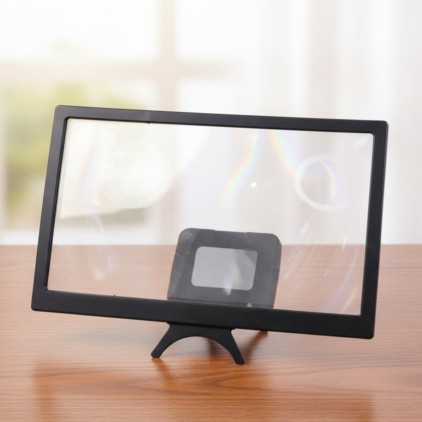 12 Inch Curved HD Mobile Screen Magnifier with Stand (1 Pc) - Happy Price - Image 2