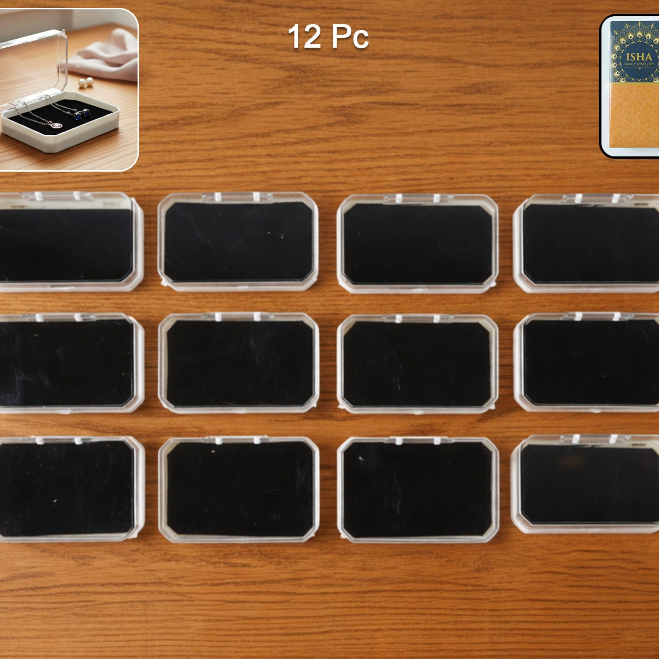 12 Pc Jewellery Organiser Boxes for Rings, Earrings, Small Accessories - Great Price - Image 1