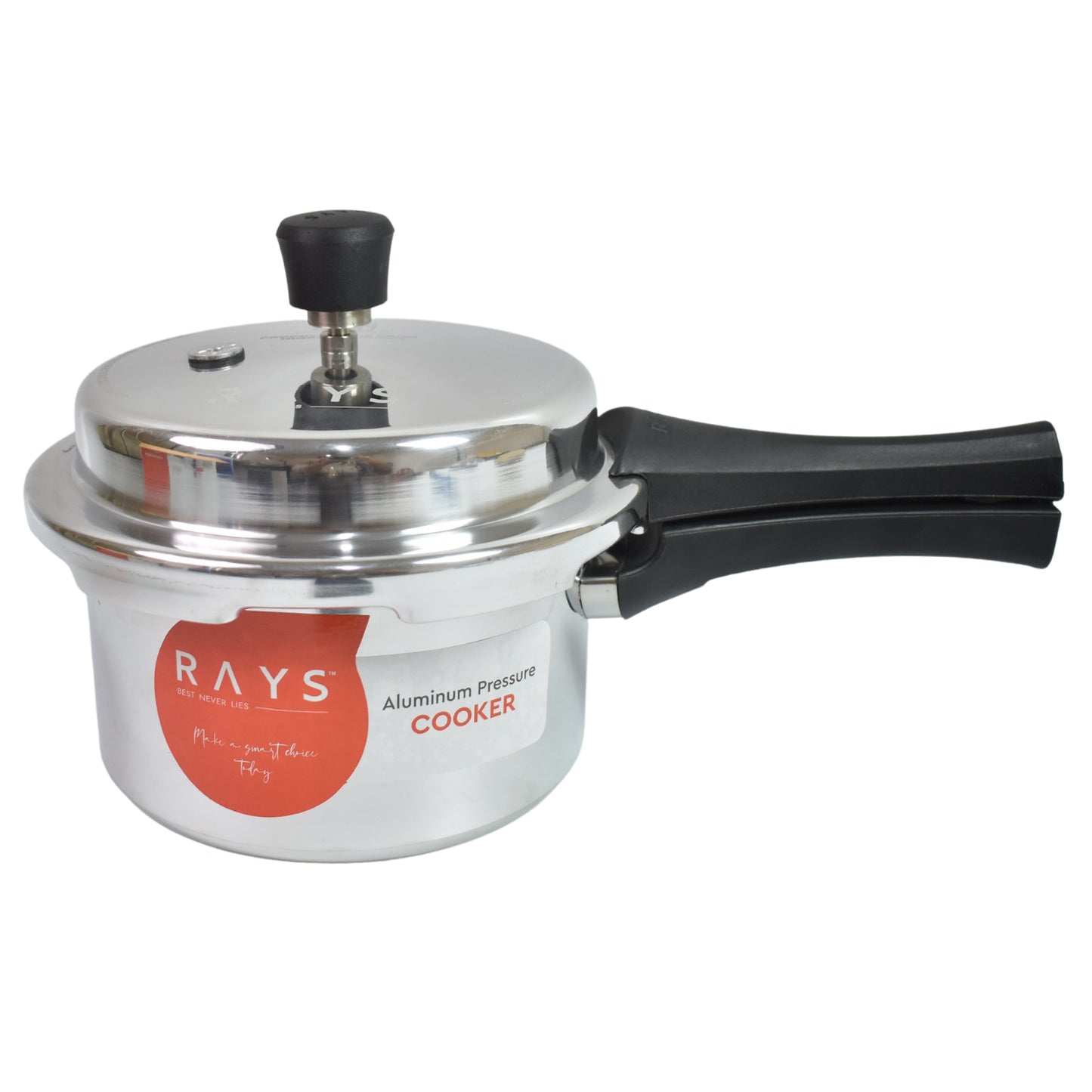 Aluminium Rays Pearl Pressure Cookers With Outer Lid (2.5 Litres) - Happy Price - Image 4