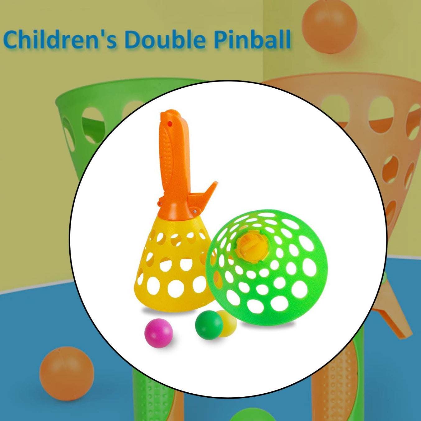 Catapult Butt Ball Toy Widely Used By Kids And Childrens For Playing And Entertainment Purposes And All Etc. - Happy Price - Image 1