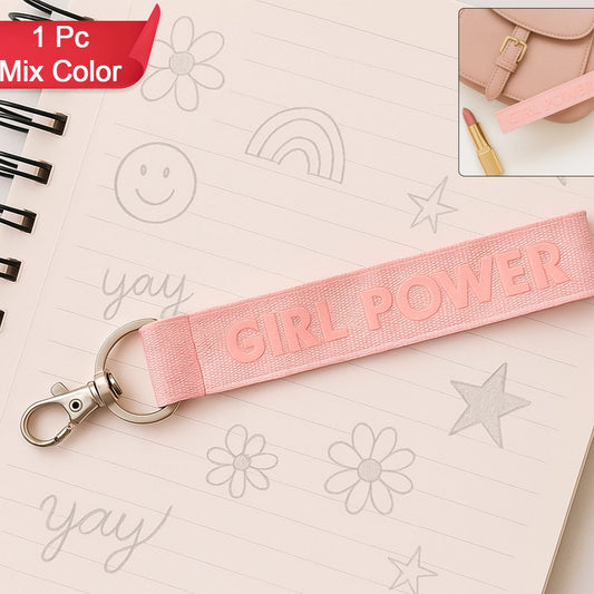 Fabric Ribbon Keychain (1 Pc Mix Color) - Happy Price - Image 1