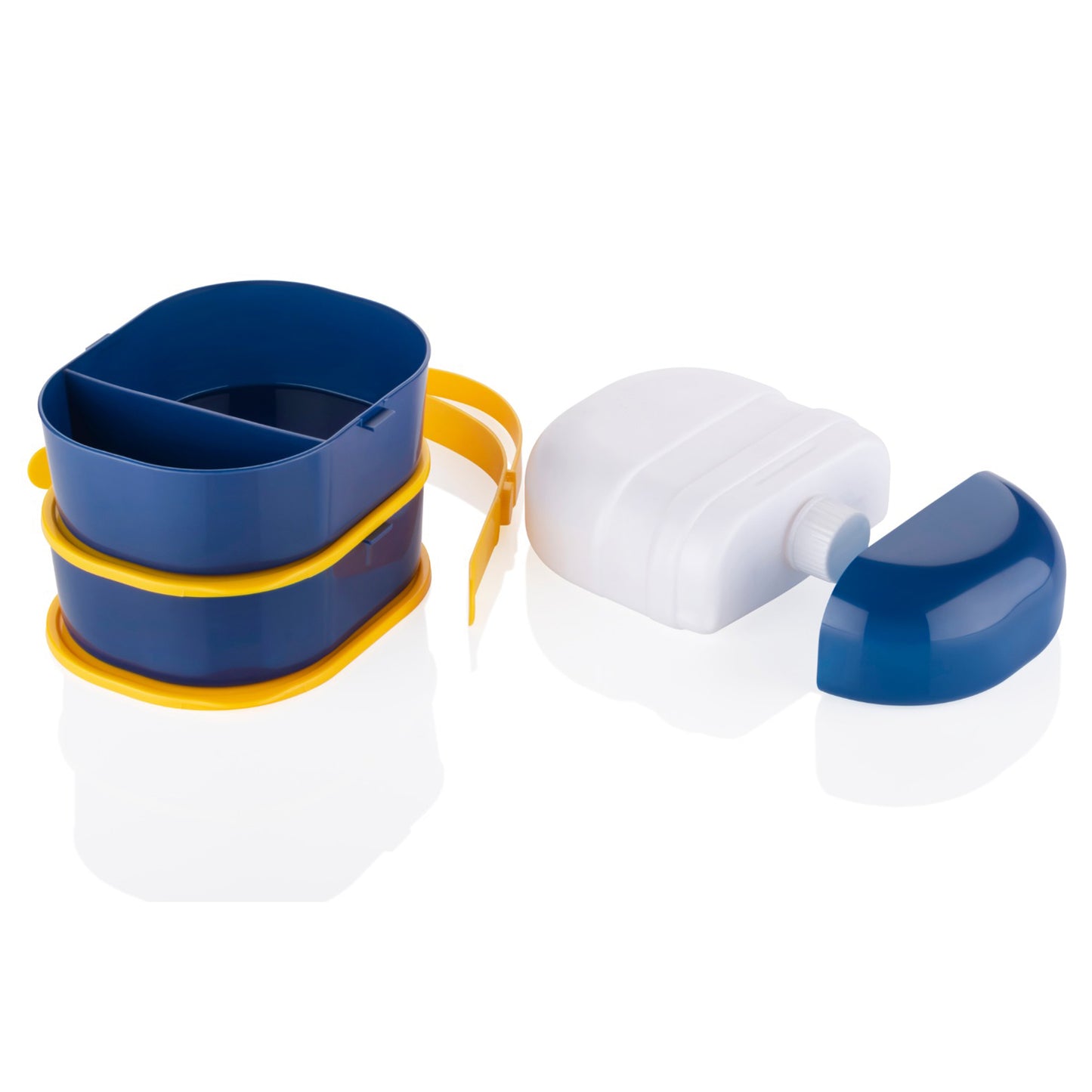Mr. Chef Smart Lunch Box Capsule Shape Strap-on Lunch Box With Water Bottle And Handle - Happy Price - Image 5