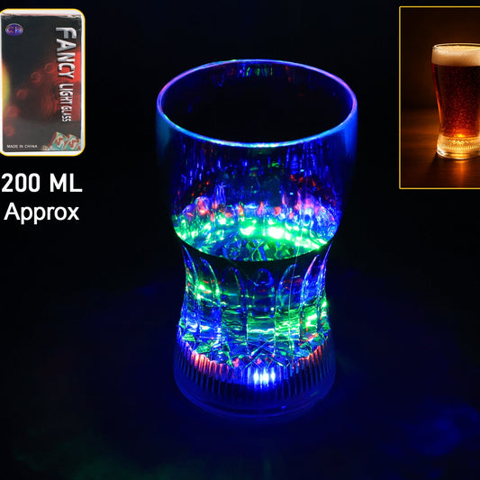 Plastic Fancy Led Light Glass 200 Ml (1 Pc) - Happy Price - Image 1
