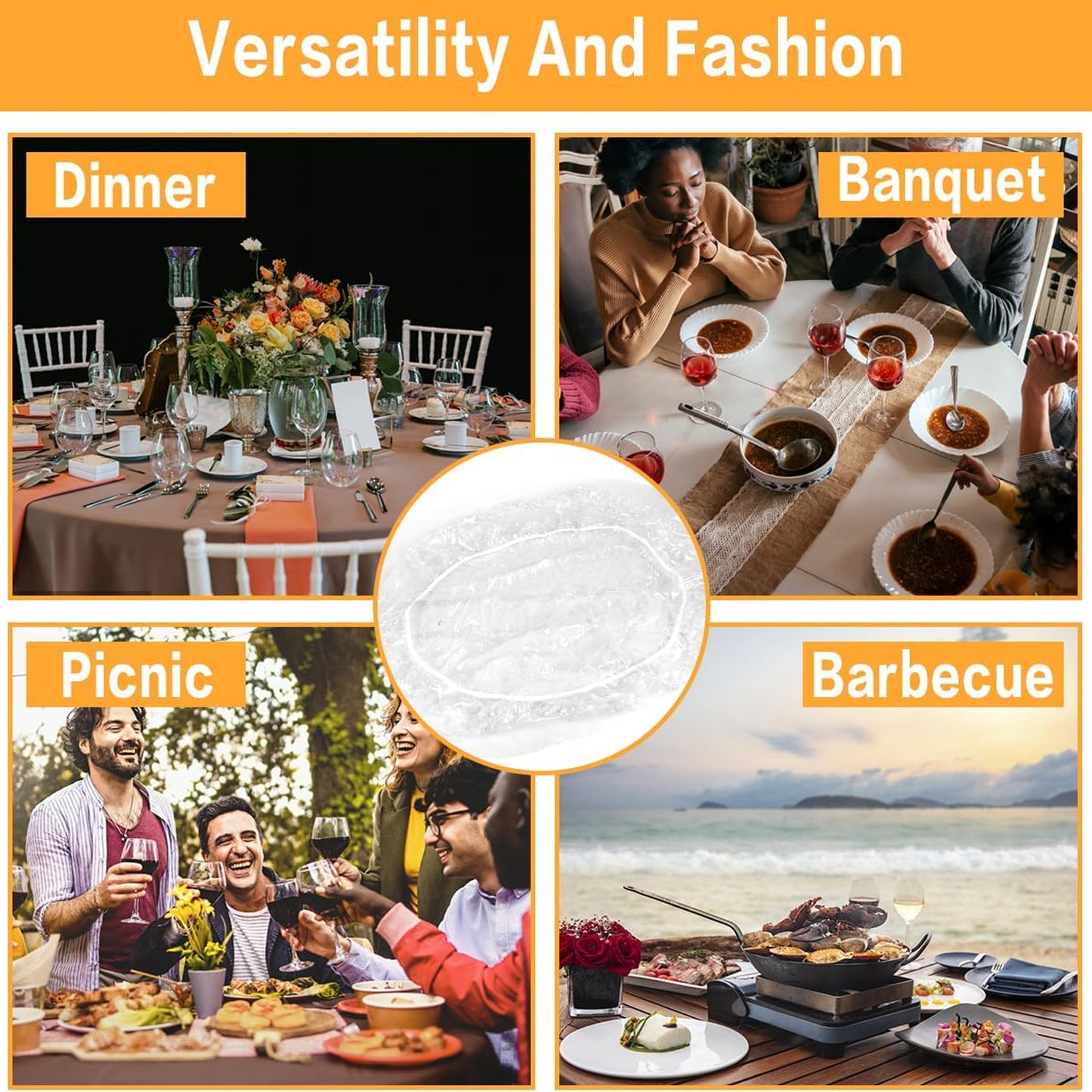 Big Elastic Table Cover Bag Table Protector Bag 1.6 Mtr. (10 Pcs Set) - Happy Price - Image 3