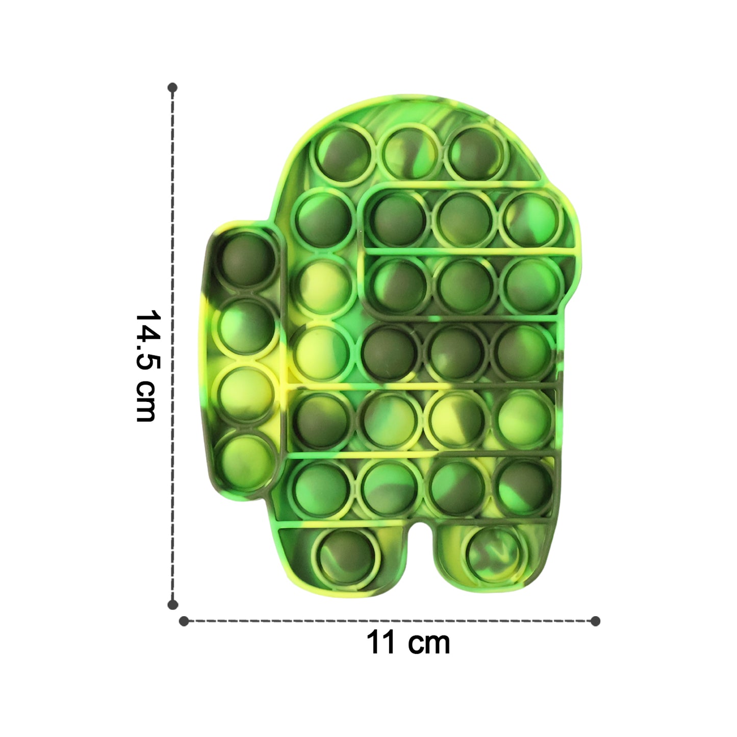 Astronaut Silicone Pop It Fidget Toy for Stress Relief - 1 Pc - Happy Price - Image 5