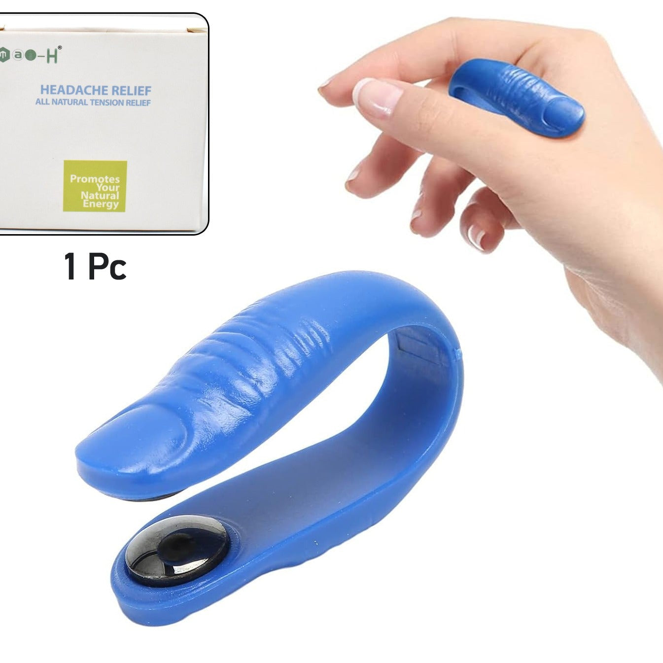 Sugar Control Acupressure Hand Pressure Point Clip Migraine Relief Clip With Magnets (1 Pc) - Happy Price - Image 1