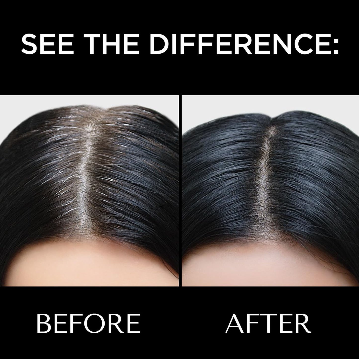 Instant Hair Root Touch-Up Powder - 4 Gm Black - Happy Price - Image 2
